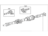 Toyota Highlander Drive Shaft - 37100-48030 Drive Shaft