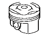Toyota Piston - 13101-20030 Piston Sub-Assembly, W/Pin, Passenger Side
