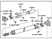 Toyota Land Cruiser Drive Shaft - 37110-6A650 Shaft Assembly, Propeller