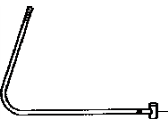 Toyota Matrix Parking Brake Cable - 46410-02100 Front Cable