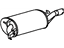 Toyota 17430-0A151 Muffler W/Tpipe