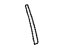 Toyota 75073-07010 Window Molding, Rear Passenger Side