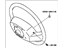 Toyota 45100-07050-E0 Steering Wheel