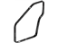 Toyota 62311-07011-C0 Opening Trim, Black, Passenger Side