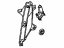 Toyota 69830-07010 Window Regulator, Passenger Side