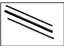 Toyota 85213-07010 Rubber, Wiper Blade, Passenger Side