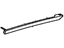 Toyota 75066-17030-A0 Moulding Sub-Assembly, Quarter, Lower Driver Side, White