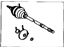 Toyota 43460-19386 Lower Ball Joint, Passenger Side
