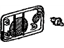 Toyota 64370-17010-01 Grille Assembly, Rear Speaker, Driver Side