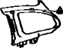 Toyota 62472-17030-04 Garnish, Roof Side, Inner Driver Side