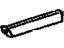 Toyota 75615-17050-A0 Moulding, Front Fender, Rear Passenger Side, White