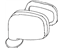 Toyota 87910-17330-A0 Mirror Assembly, White, Passenger Side
