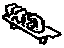 Toyota 77285-17050 Clamp, Fuel Tube