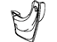 Toyota 76625-17050-A0 Mud Guard, White, Rear Passenger Side