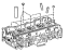Toyota 11101-F9002 Head Sub-Assembly, Cylinder