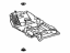 Toyota 58512-08010-C1 Carpet, Floor, Front Driver Side