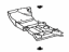 Toyota 58511-08030-C1 Carpet, Floor, Front Passenger Side