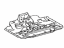Toyota 58611-08040 Sheet, Front Floor Silencer