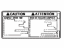 Toyota 42668-0E010 Caution Label