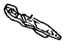 Toyota 51963-32040 Center Bracket Hook, Front