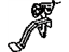 Toyota 53550-42020 Hook, Front