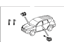 Toyota 69005-0R040 Cylinder Set, Lock