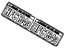 Toyota 88723-52020 A/C Label