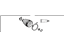 Toyota 04438-52030 Boot Kit, Front Drive Shaft Inboard Joint, Passenger Side