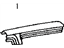 Toyota 61214-52010 Rail, Roof Side, Outer Driver Side
