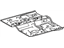 Toyota 58111-07011 Front Floor Pan