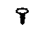 Toyota 90467-06016-P2 Clip(For Rear Seat Back Carpet)