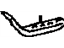 Toyota 57044-52010 Side Rail Extension Lower Reinforcement, Rear