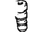 Toyota 48304-60120 Spring Bumper, Front