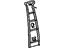 Toyota 62412-32110-06 Garnish, Center Pillar, Upper Driver Side