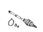 Toyota 42370-39016 Axle Shaft Assembly