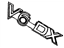 Toyota 75443-32420 Plate, Back Door Name