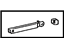 Toyota 73013-32050-E0 Plate Sub-Assembly, Front Seat Belt Anchor, Passenger Side