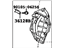 Toyota 36102-48030 Cover Sub-Assembly, Transfer Case, Passenger Side