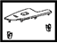 Toyota 74231-0T010-E0 Switch Bezel, Upper Passenger Side