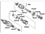 Toyota 43410-0T020 Axle Assembly, Passenger Side
