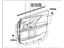 Toyota 67620-0T011-C3 Door Trim Panel, Driver Side