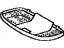 Toyota 81027-35010 Dome Lamp Lens, Rear Passenger Side