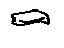 Toyota 75554-42010 Molding, Rear Driver Side