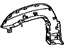 Toyota 53847-35100-A1 Flare, White, Passenger Side