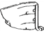 Toyota 62112-60140-B0 Cowl Trim, Fawn, Driver Side