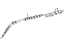 Toyota 62411-35030-B0 Upper Center Pillar Trim, Passenger Side