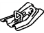 Toyota 57835-35010 Seat Reinforcement, Rear