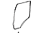 Toyota 67871-60020 Weatherstrip, Rear Door, Passenger Side