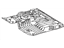 Toyota 58111-60291 Front Floor Pan