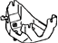 Toyota 44591-60010 Bracket, Brake Actuator